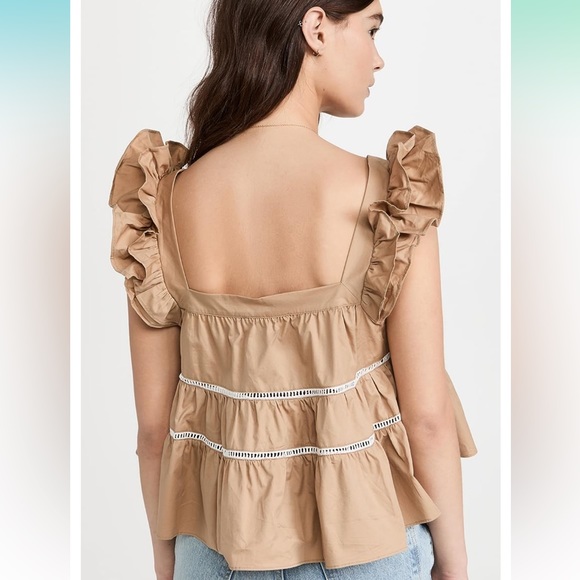 EnSaison Ruffle top - Picture 3 of 3